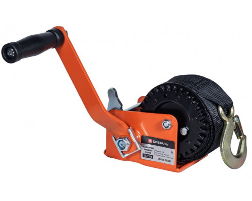 Лебедка ручная барабанная LRB 450 кг / 10 м СибТаль 